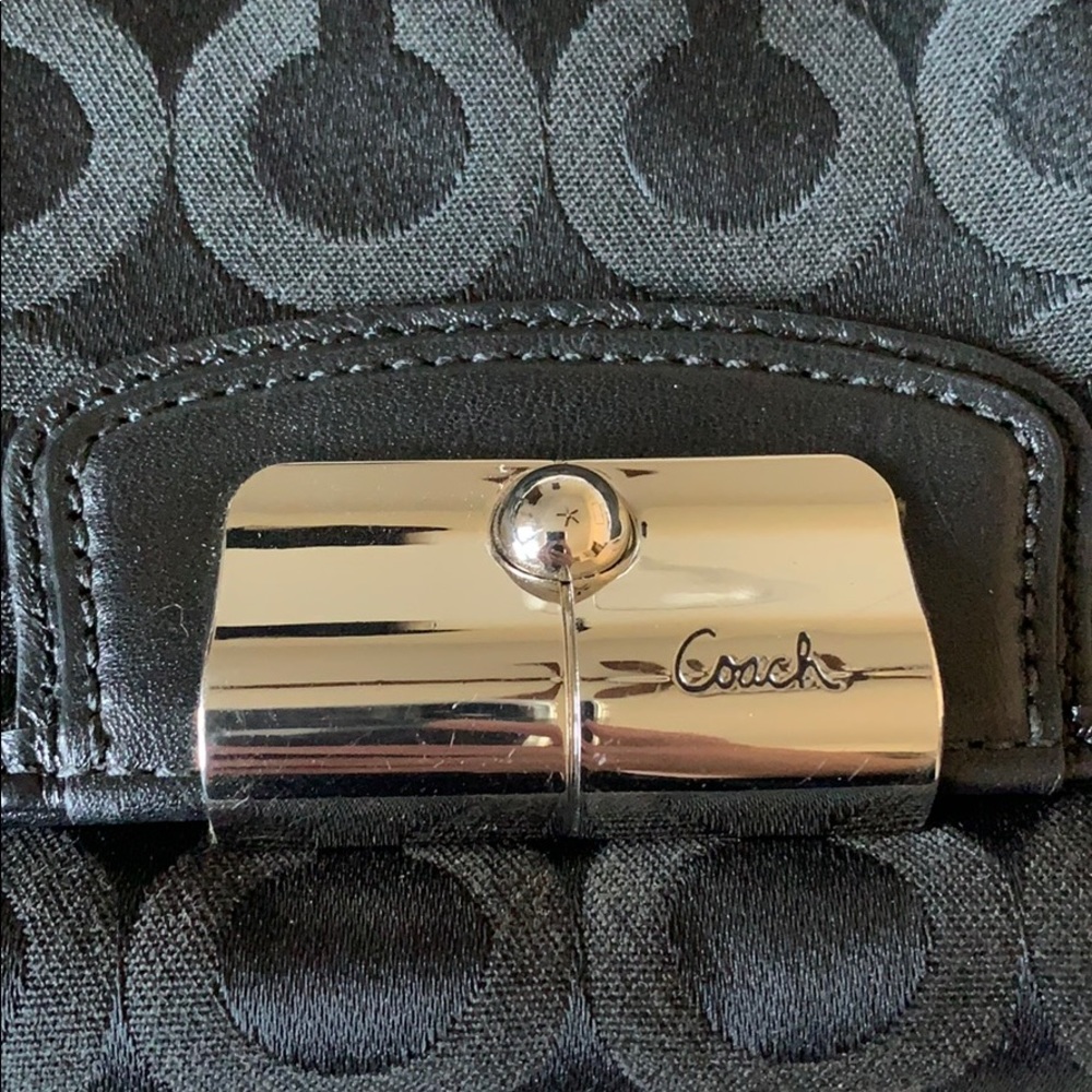 Coach Black Clutch - Picture 2 of 8